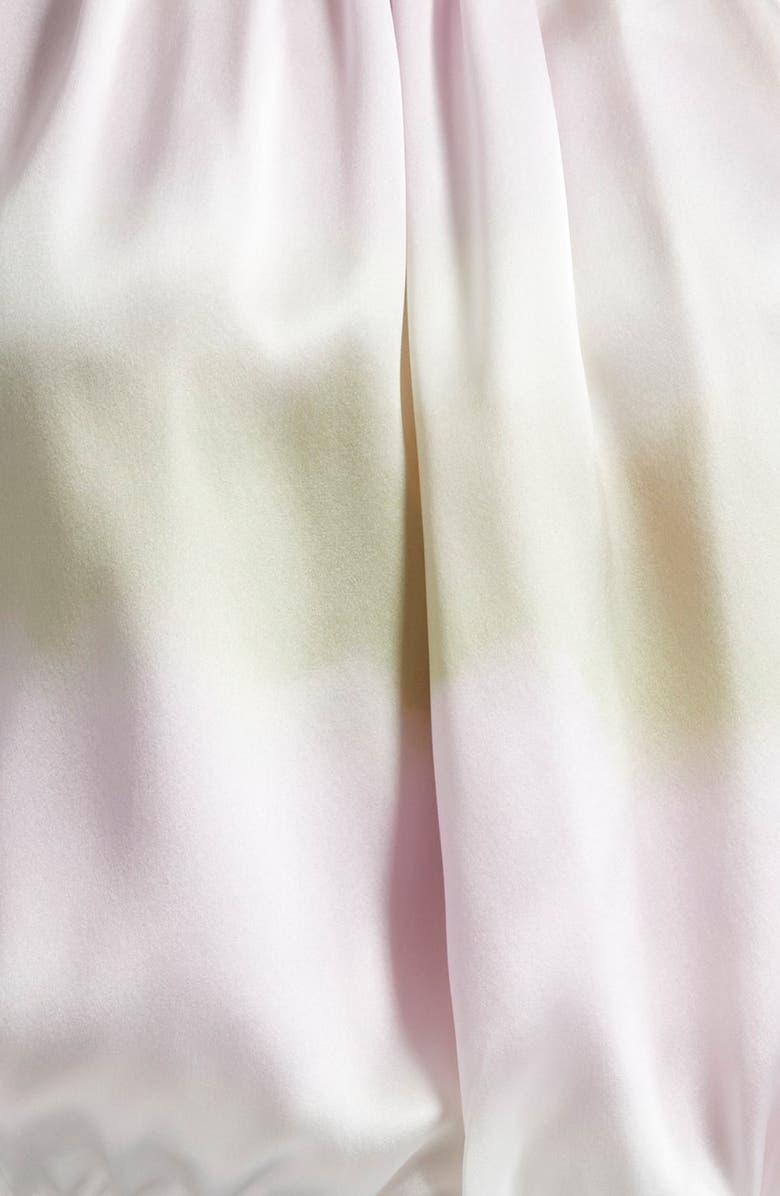 ATM Anthony Thomas Melillo Watercolor Silk Charmeuse Halter Top, Alternate, color, 