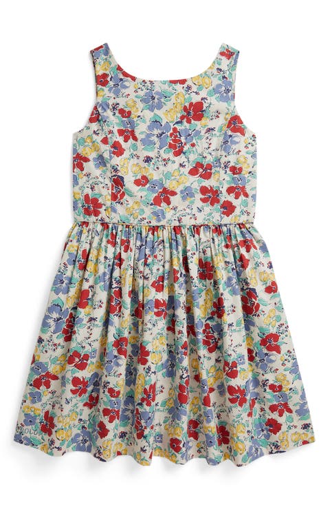 Kids' Floral Cotton Dress (Big Kid)
