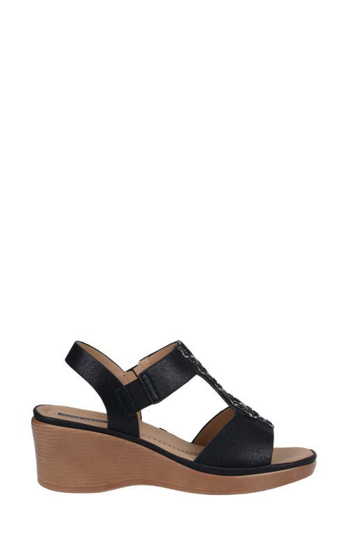 Gc Shoes Elissa Wedge Sandal In Black
