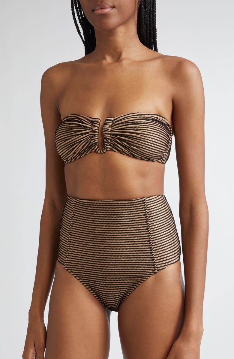 Ulla Johnson Santorini Scalloped Bikini Top, Alternate, color, Helios