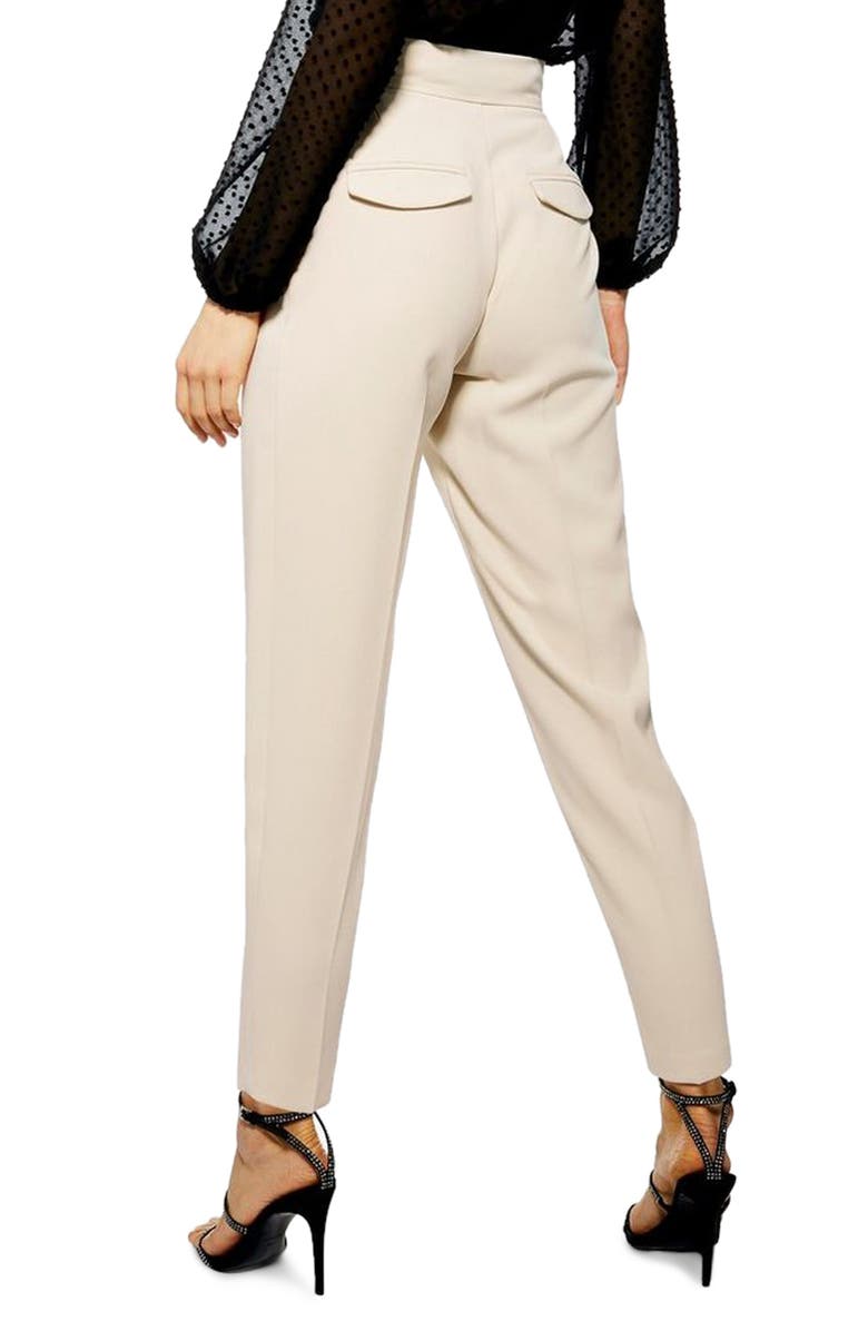 Topshop Betty Peg Trousers, Alternate, color, 