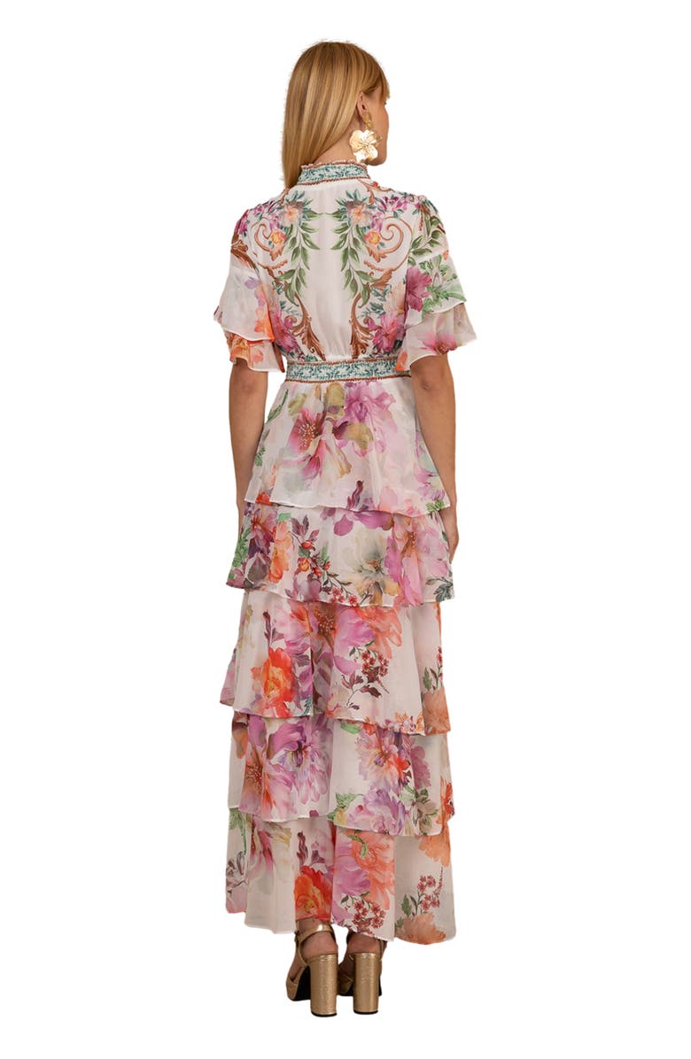 Hale Bob Itzayana Chiffon Maxi Dress, Alternate, color, Ivory