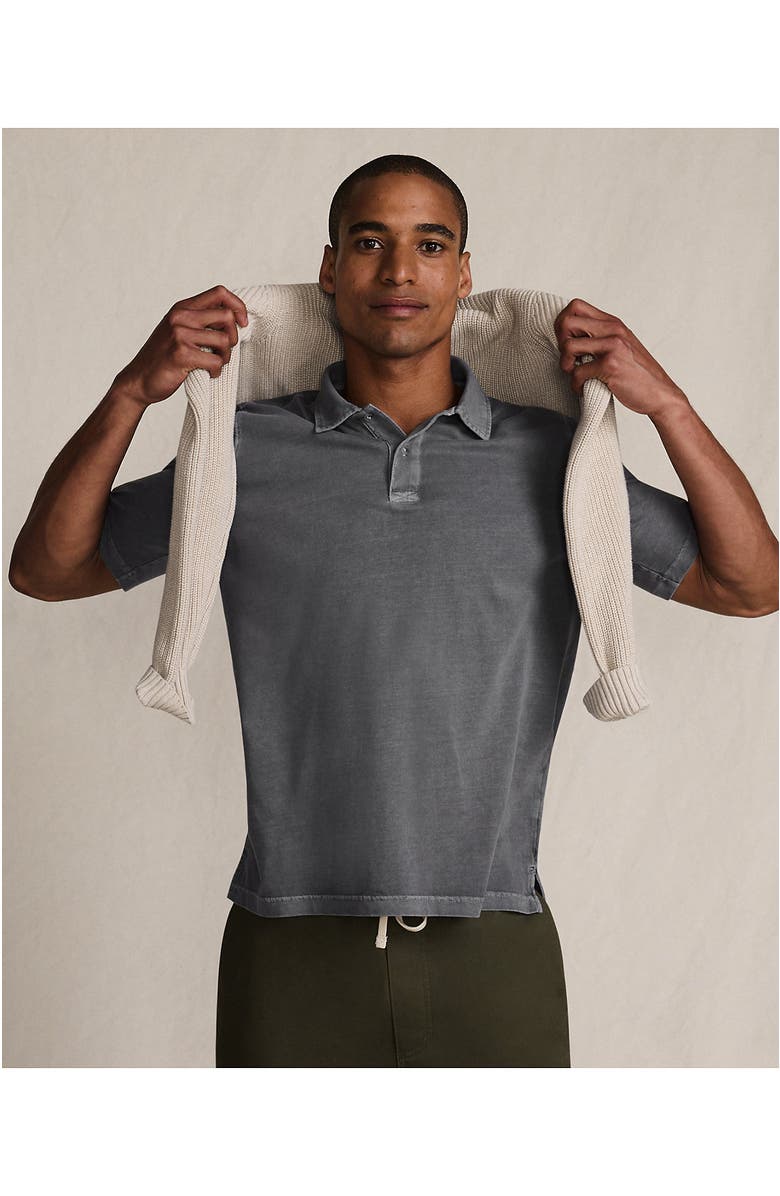 Lands' End Short Sleeve Sun Faded Super T Polo, Alternate, color, 