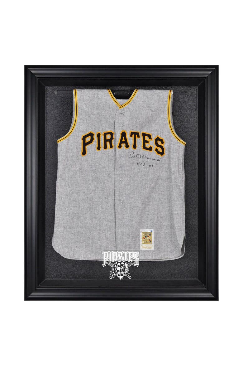FANATICS AUTHENTIC Pittsburgh Pirates Black Framed Logo Jersey Display Case, Main, color, 