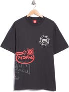 ICECREAM Overlay Cotton Jersey Graphic T-Shirt