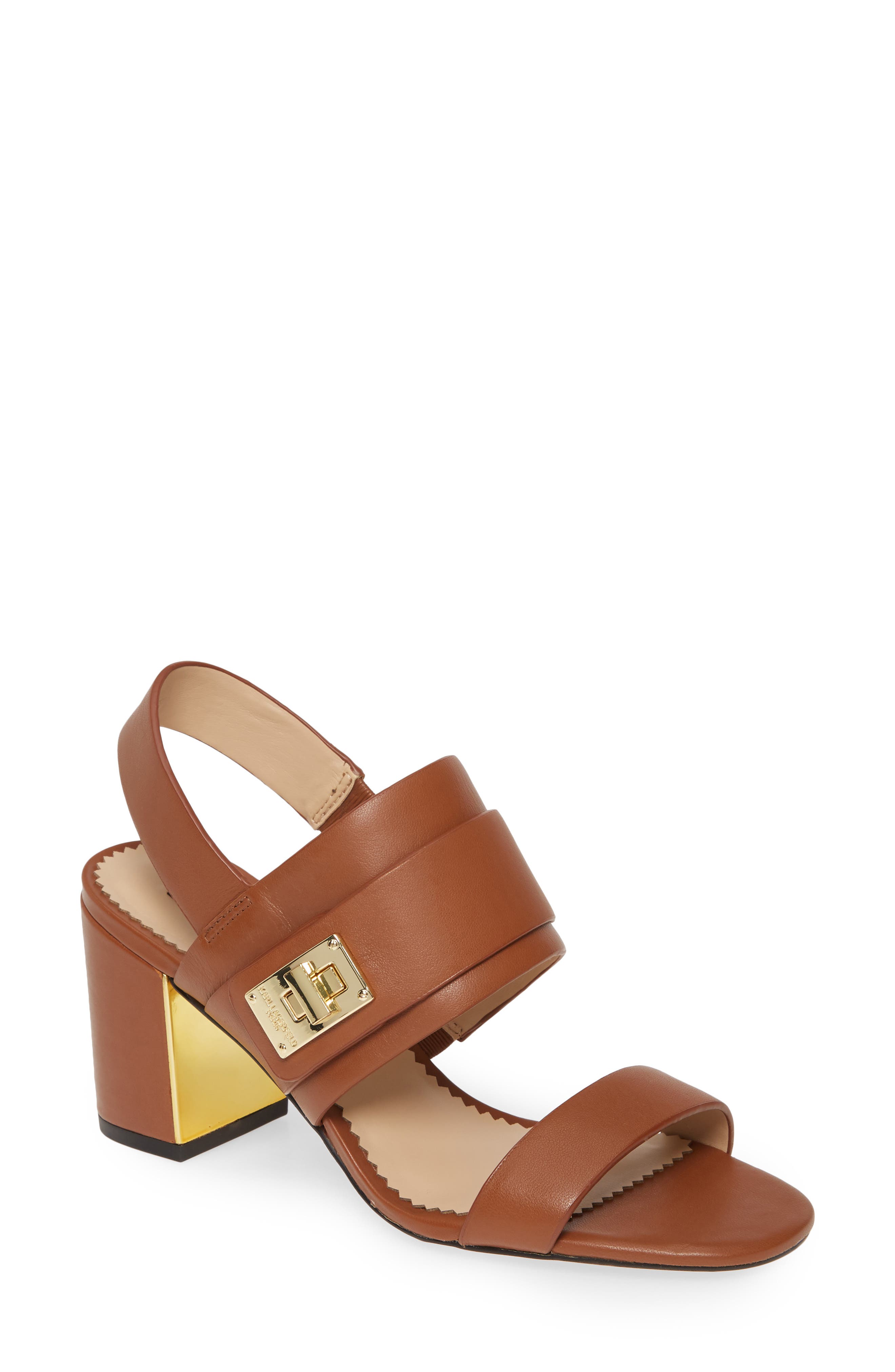 KARL LAGERFELD PARIS Jaylynn Sandal, Main, color, 