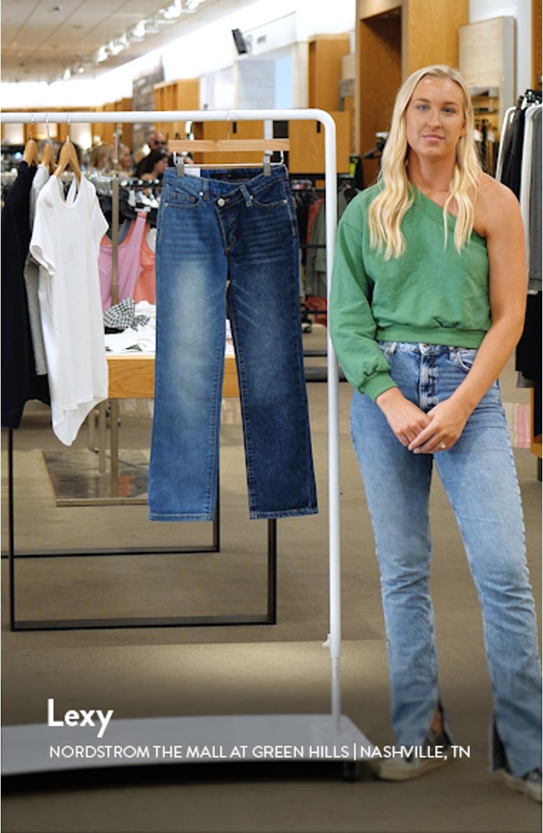 Kids' The Maison Crossover Waist Relaxed Fit Jeans, sales video thumbnail