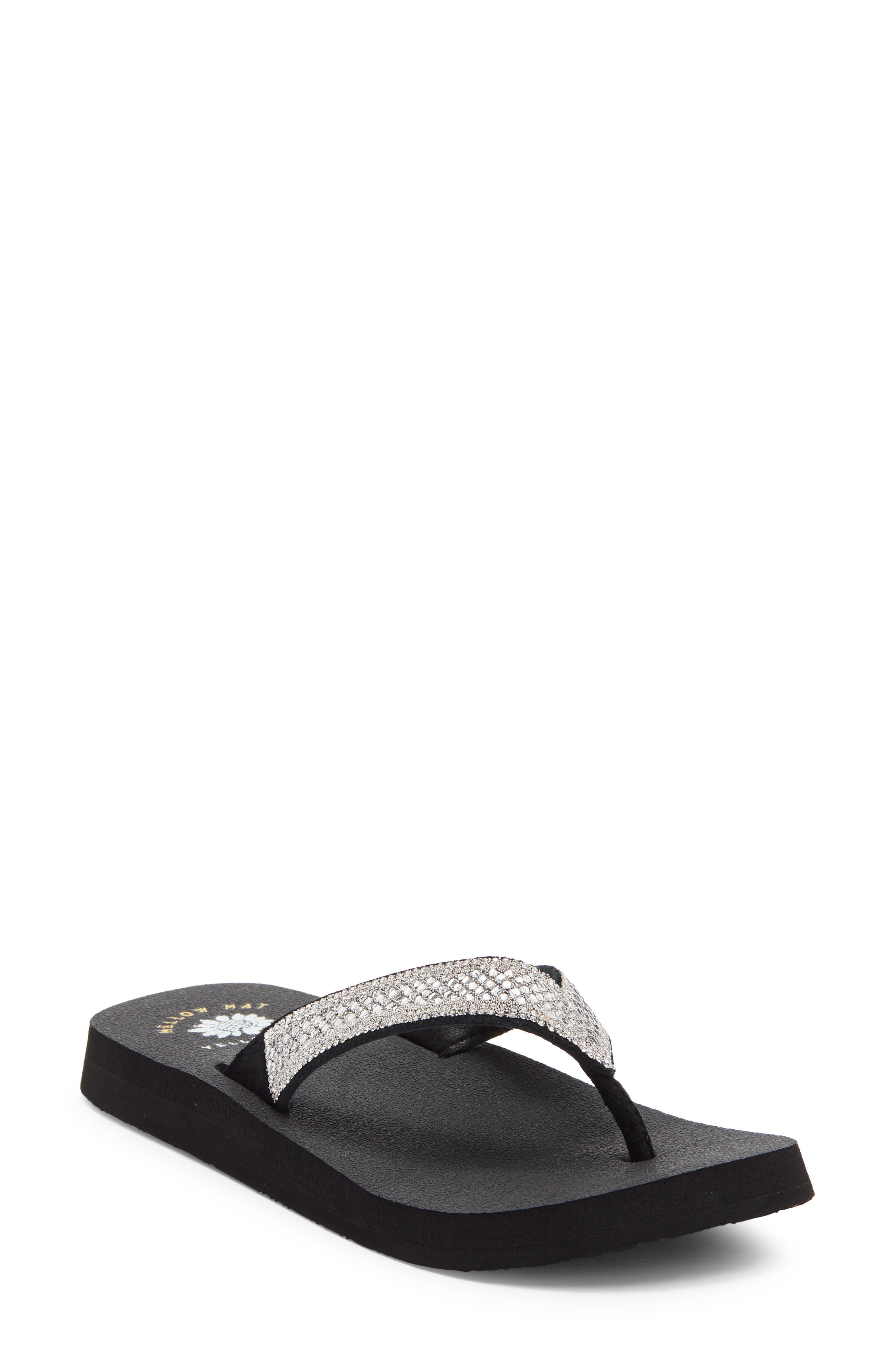 Soriano Flip Flop Sandal, Main, color, CLEAR