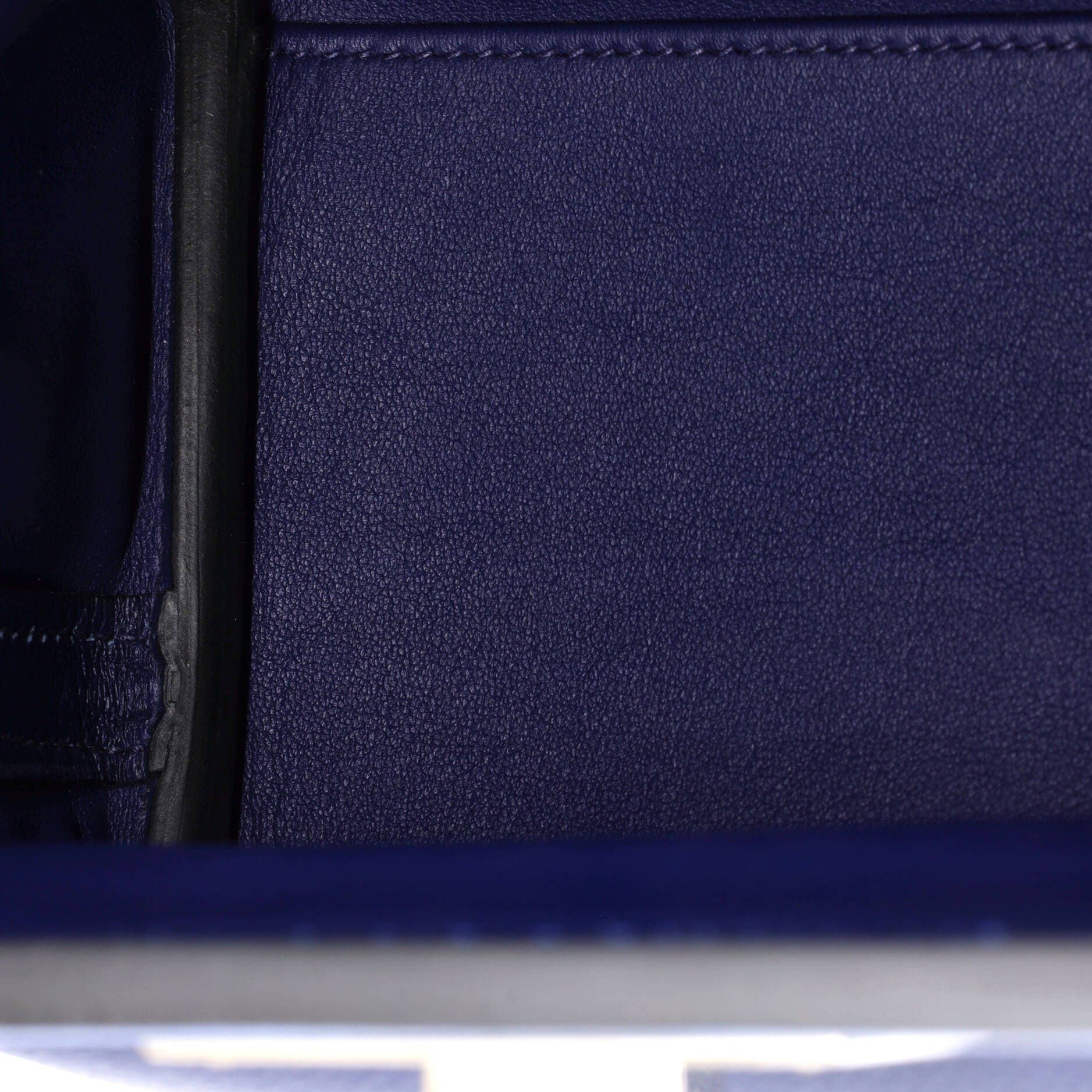 Pre-Owned Hermes 24/24 Bag Evercolor with Swift 21, Alternate, color, Bleu Saphir