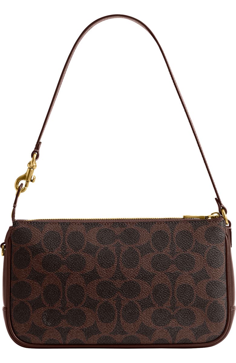 COACH Plaza Signature Coated Canvas Shoulder Bag, Alternate, color,