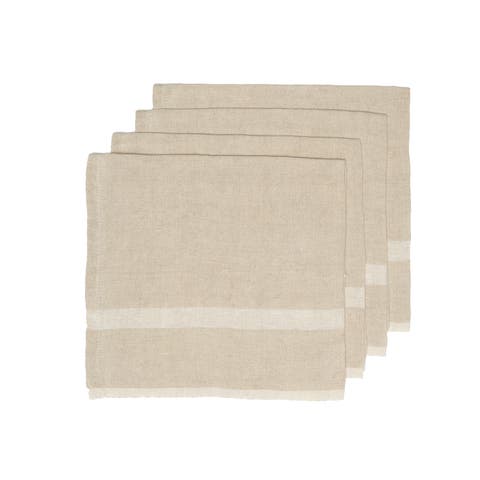 Laundered Linen Napkins - Set of 4