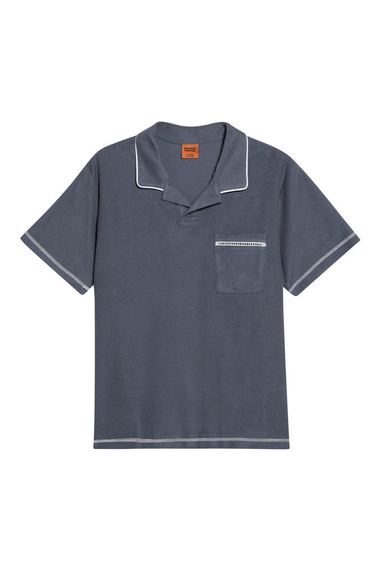 Ladder Vintage Terry Polo, Alternate, color, VINTAGE NAVY