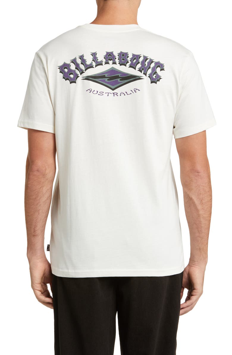 Billabong Arch Logo Organic Cotton Graphic T-Shirt, Alternate, color, 