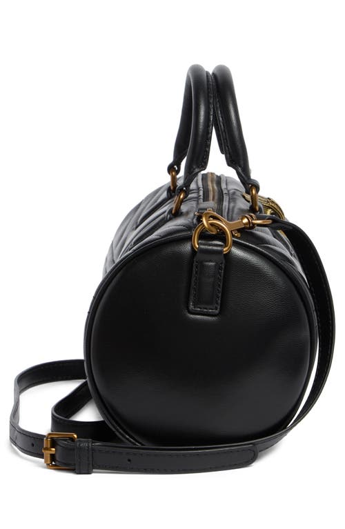Kurt Geiger London Kensington Leather Uj Barrel Bag In Black