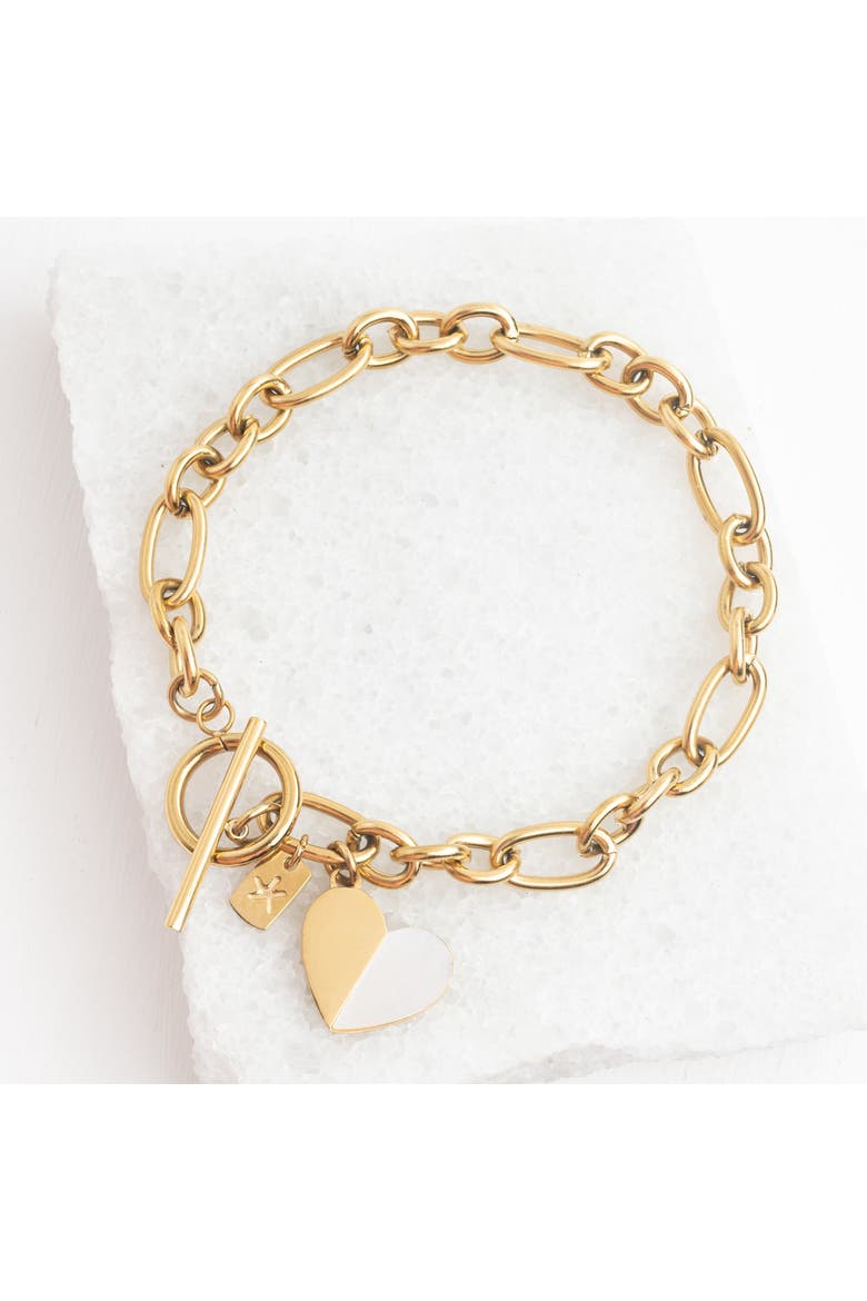 Give Hope Bracelet in Gold, Main, color, Gold