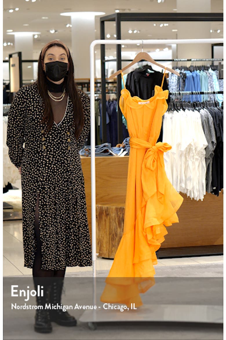 Elliate Maldives Ruffle Asymmetric Maxi Dress video