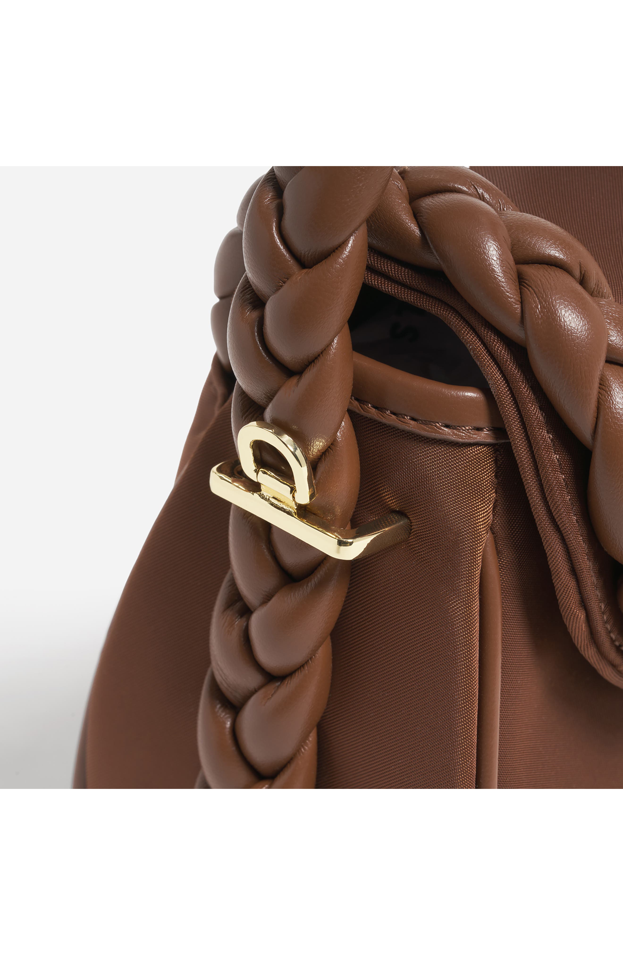 Stoney Clover Lane Belted Nylon Shoulder Bag, Alternate, color, Espresso