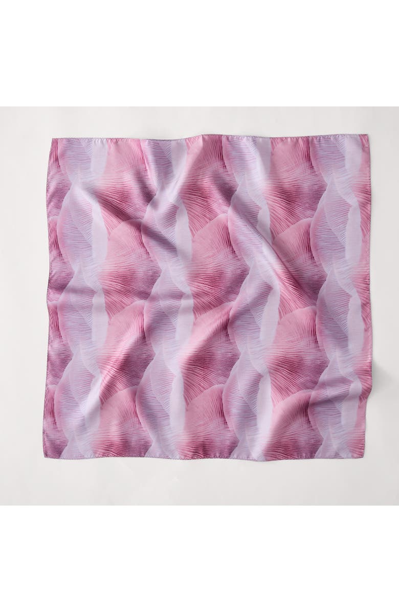 Chuks Collins x Lush Decor Gilded Spore Silk Scarf, Main, color, Rose