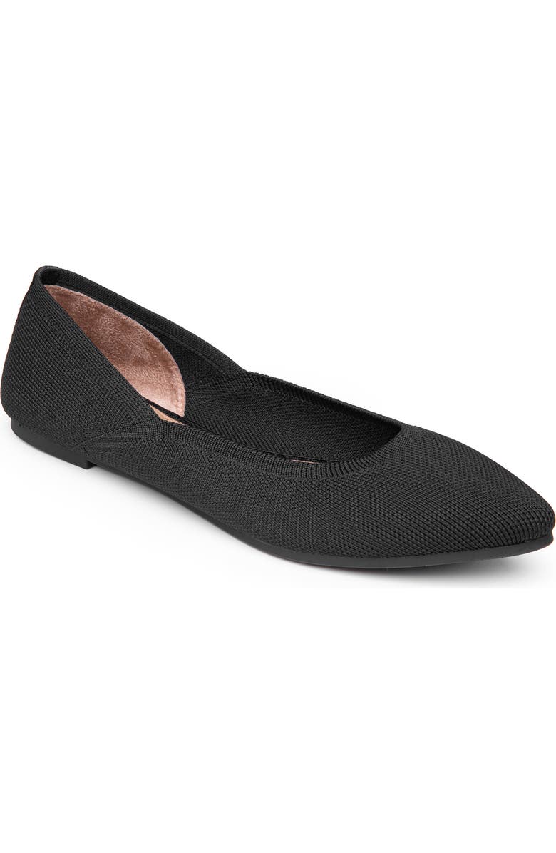 Me Too Linza Knit Ballet Flat, Main, color,