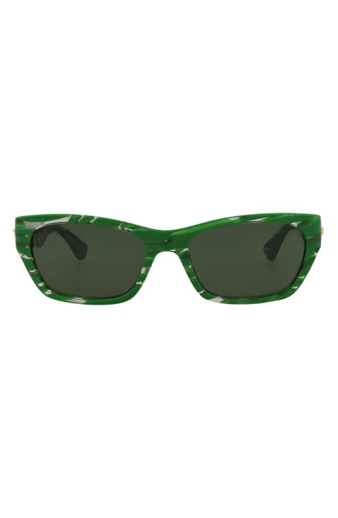 55mm Rectangular Sunglasses