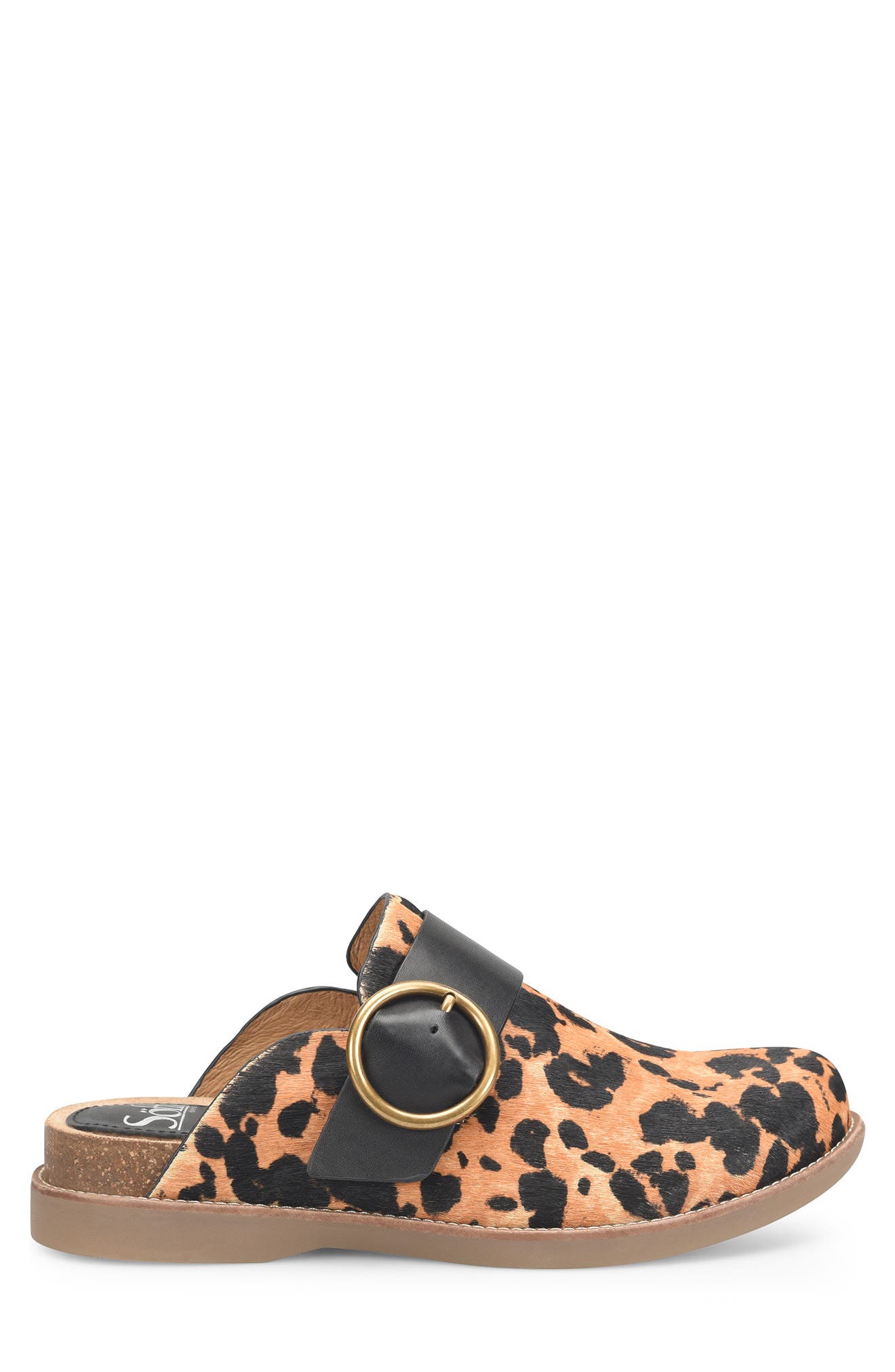 Billie Genuine Calf Hair Clog, Alternate, color, COFFEE-CALF HAIR