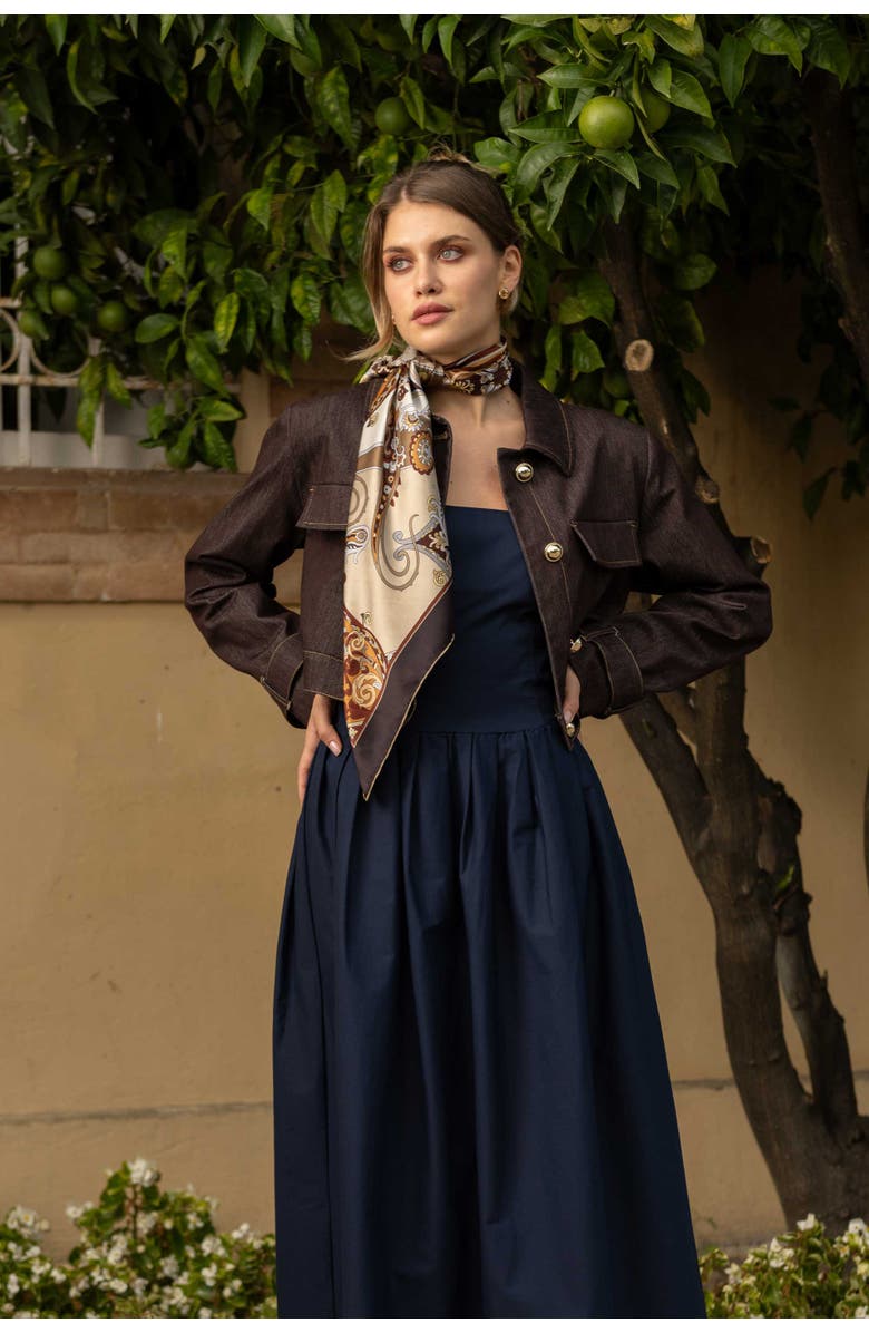 Elizabetta Romina - Silk Foulard for Women, Alternate, color, Neutrals