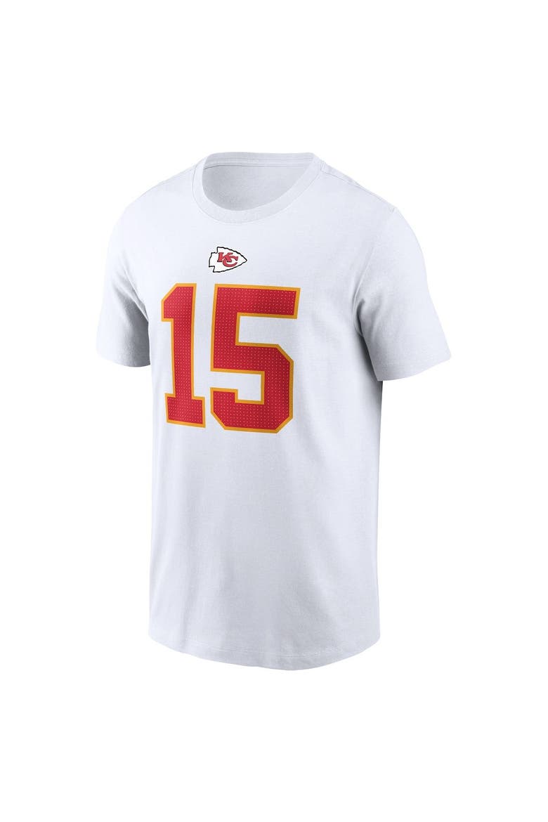 Men's Nike Patrick Mahomes  White Kansas City Chiefs  Player Name & Number T-Shirt, Alternate, color, White