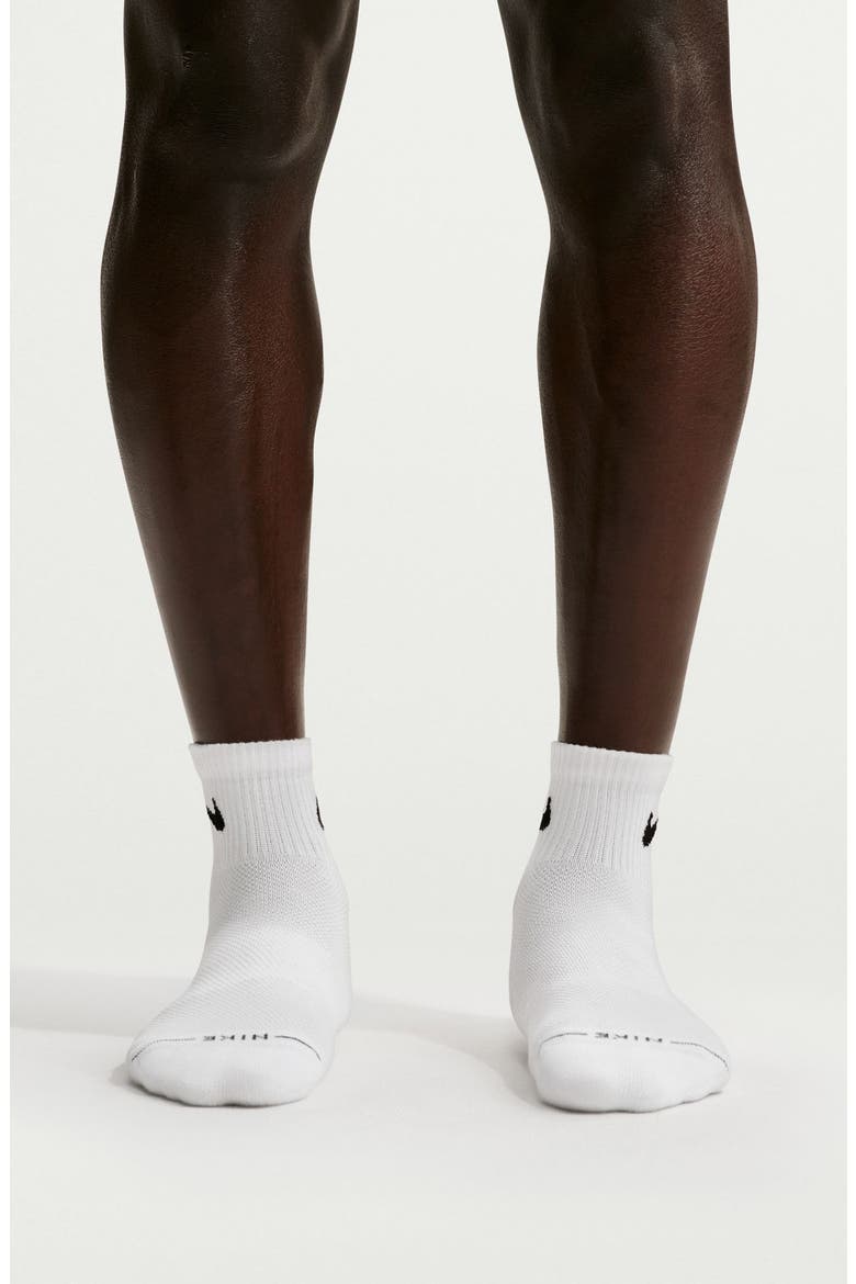 Everday Elevated Assorted 6-Pack Cotton Blend Ankle Socks, Alternate, color, WHITE