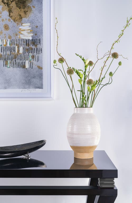 Dina Decor Greece Short Vase In Neutral