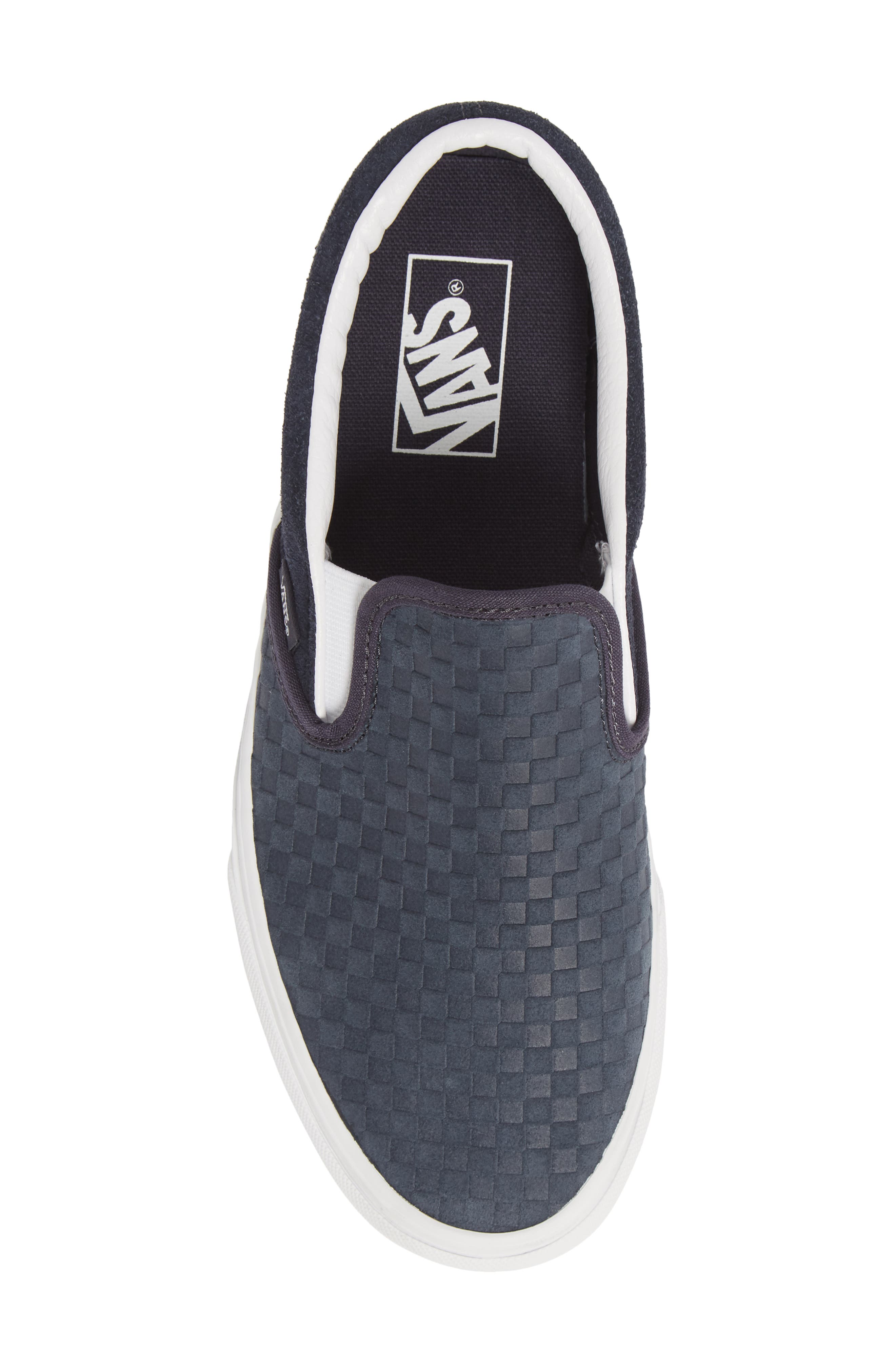 Vans Embossed Mini Check Classic Slip-On Sneaker, Alternate, color, 