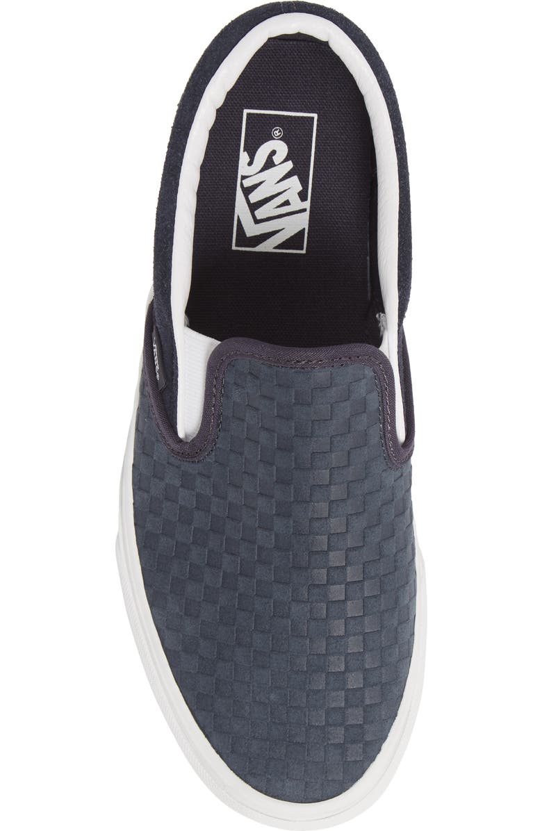 Vans Embossed Mini Check Classic Slip-On Sneaker, Alternate, color,