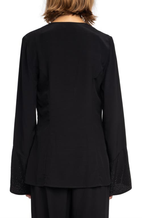 Zadig & Voltaire Turi Crystal Embellished Tunic In Black