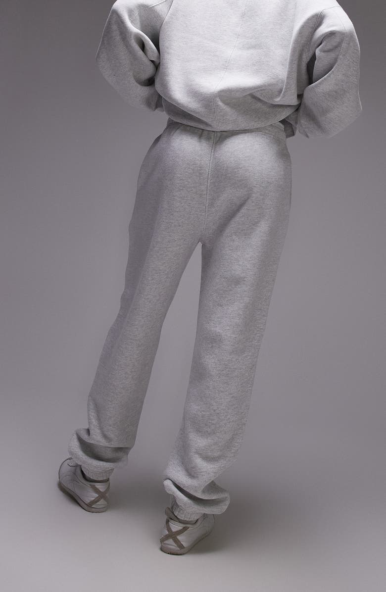 Topshop Cotton Blend Joggers, Alternate, color, Grey
