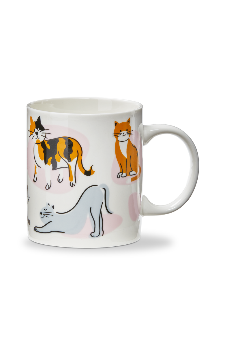 tag Cool Cats Bone China Mug Multi 12 oz 3.25x3.25x3.5 in, Alternate, color, Multicolored