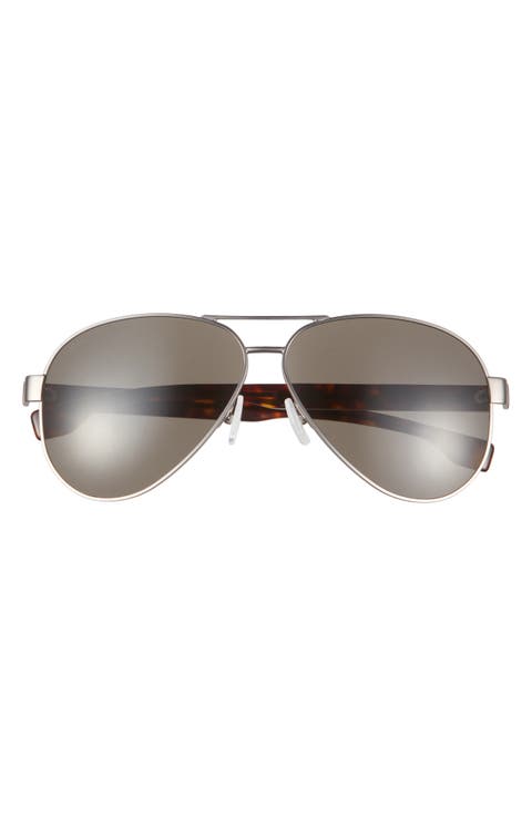 63mm Aviator Sunglasses