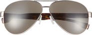 BOSS 63mm Aviator Sunglasses