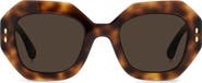 Isabel Marant 52mm Rectangular Geometric Sunglasses