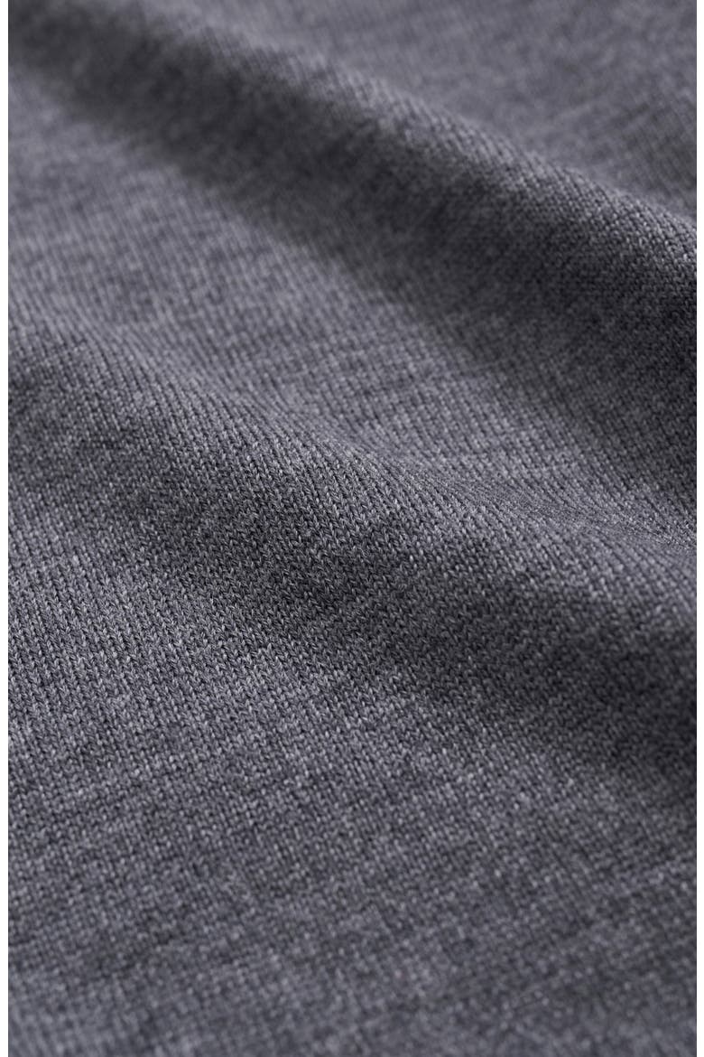 Half Zip Sweater, Alternate, color, GREY HEATHER