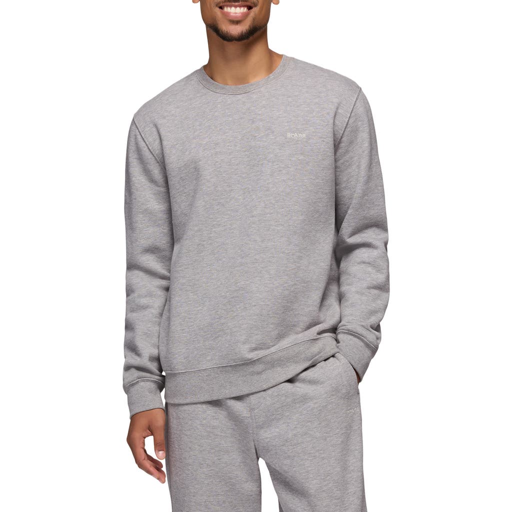 Prana Fleece Crewneck Sweatshirt In Gray