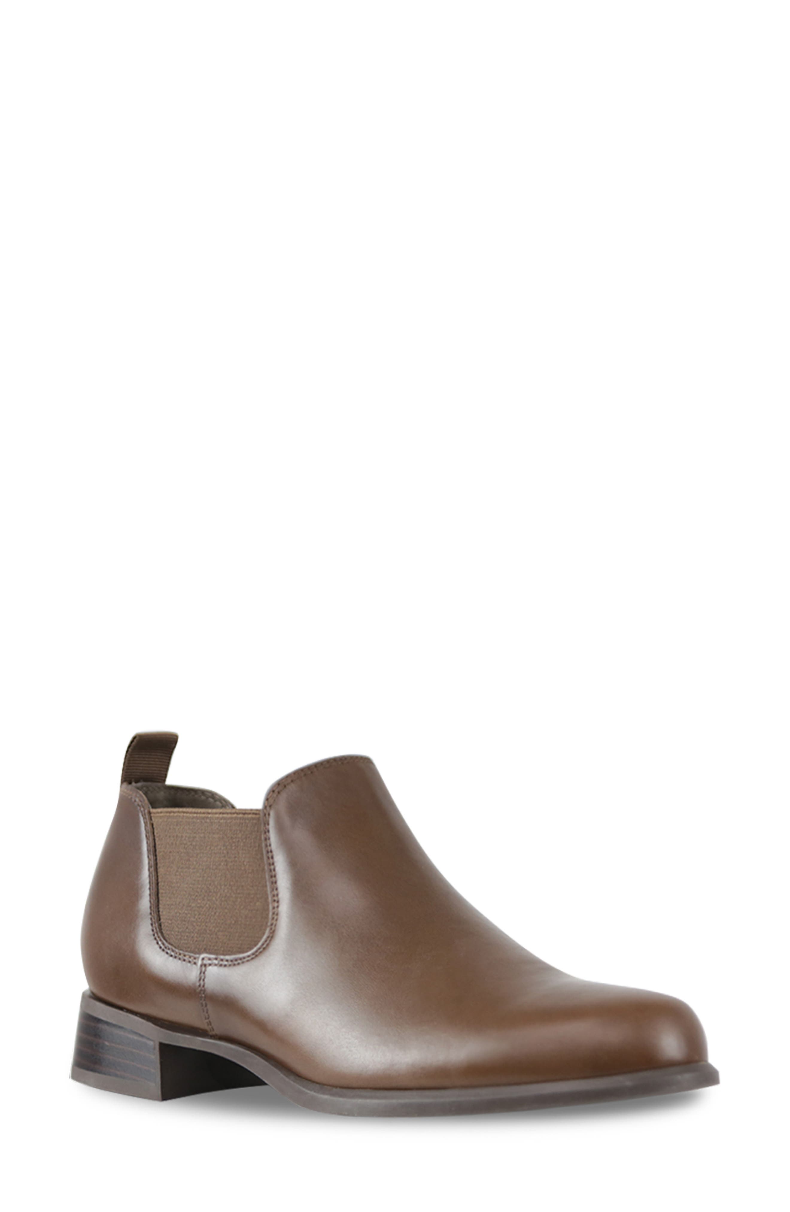 Bedford Leather Bootie, Main, color, MUSHROOM LEATHER