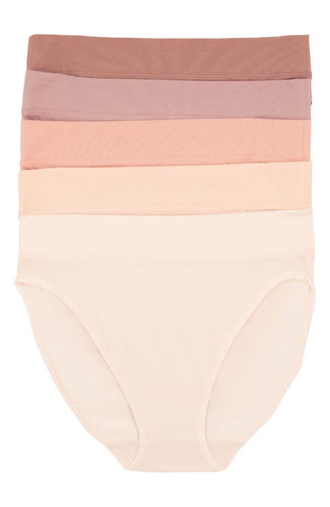 5-Pack Stretch Cotton High Cut Briefs
