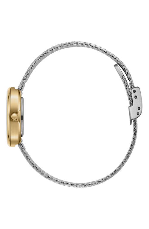 Breda Jane Tethered Mesh Strap Watch, 18mm In Metallic
