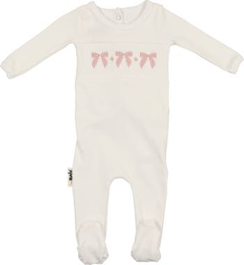 Smocked Bows Footie main image 1
