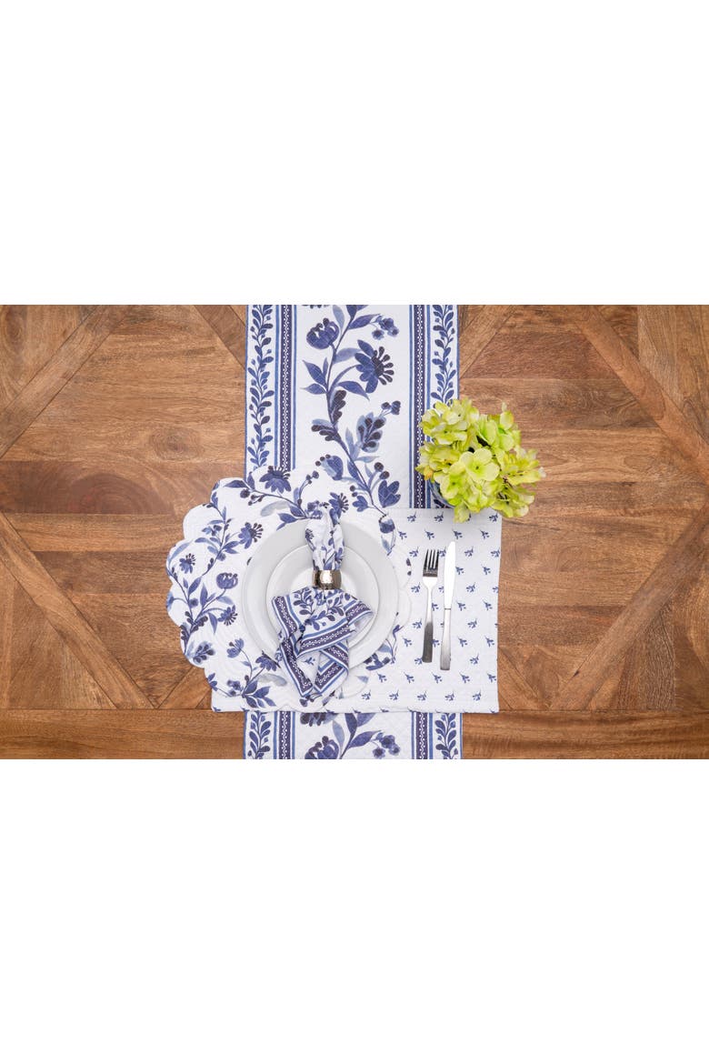 Maryfrances Set of 6 Placemats  13" x 19", Alternate, color, Blue