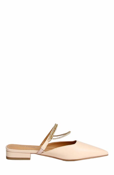 On The Go Leather Flat