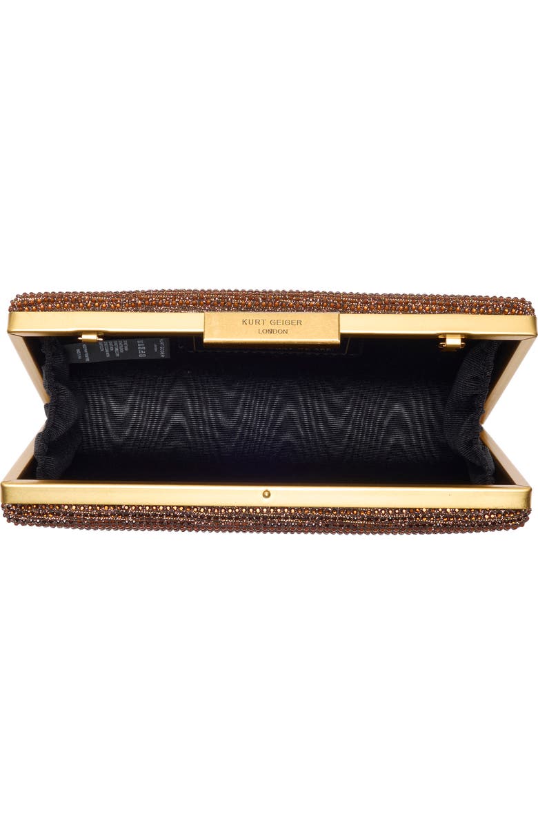 Kurt Geiger London Box Clutch, Alternate, color, Rust/Copper