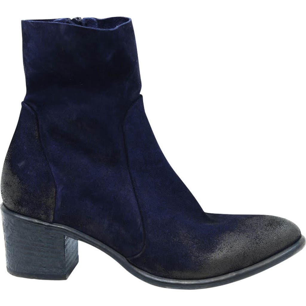 Madison Maison P2577 Distressed Ankle Boot In Blue