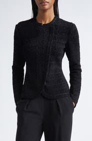 Emporio Armani Asymmetric Velvet Jacket