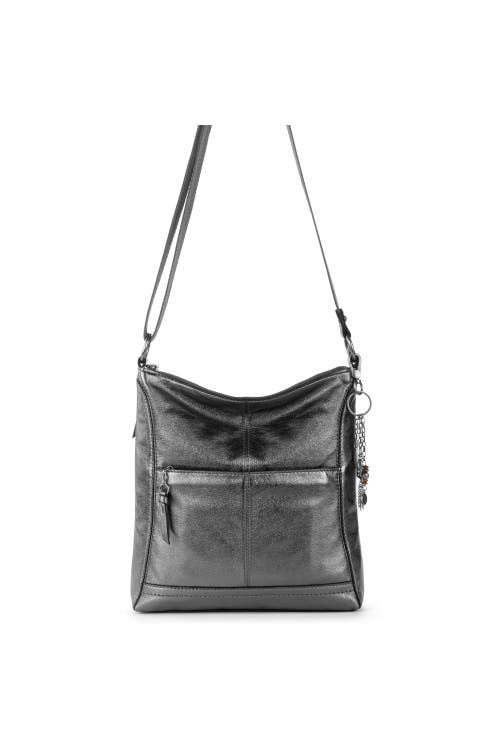 The Sak Lucia Crossbody Leather Bag In Gray