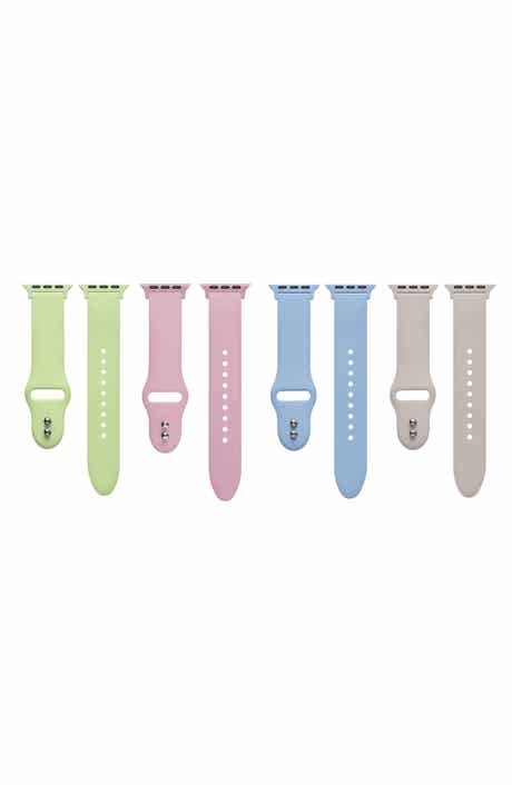 4-Pack Silicone Apple Watch® Watchbands